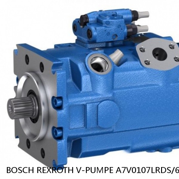 V-PUMPE A7V0107LRDS/60R-PZB01 *G* BOSCH REXROTH A7V HYDRAULIC PISTON PUMP #1 image